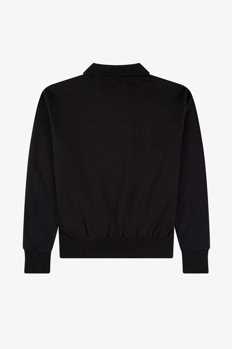 Black Fred Perry M3835 Men's Sweatshirts | PH 1593OKIR